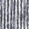 vidaXL - Vliegengordijn - 90x200 - cm - chenille - zilverkleurig