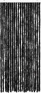 vidaXL - Vliegengordijn - 90x220 - cm - chenille - antraciet