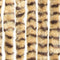 vidaXL - Vliegengordijn - 90x220 - cm - chenille - beige - en - bruin