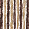 vidaXL - Vliegengordijn - 90x220 - cm - chenille - beige - en - lichtbruin