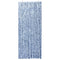 vidaXL - Vliegengordijn - 90x220 - cm - chenille - blauw, - wit - en - zilver