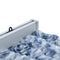 vidaXL - Vliegengordijn - 90x220 - cm - chenille - blauw, - wit - en - zilver
