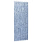 vidaXL - Vliegengordijn - 90x220 - cm - chenille - blauw, - wit - en - zilver