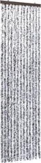 vidaXL - Vliegengordijn - 90x220 - cm - chenille - bruin - en - beige