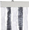 vidaXL - Vliegengordijn - 90x220 - cm - chenille - grijs - en - wit