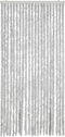 vidaXL - Vliegengordijn - 90x220 - cm - chenille - grijs