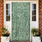 vidaXL - Vliegengordijn - 90x220 - cm - chenille - groen - en - wit