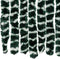 vidaXL - Vliegengordijn - 90x220 - cm - chenille - groen - en - wit