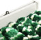 vidaXL - Vliegengordijn - 90x220 - cm - chenille - groen - en - wit