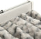vidaXL - Vliegengordijn - 90x220 - cm - chenille - licht- - en - donkergrijs