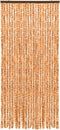 vidaXL - Vliegengordijn - 90x220 - cm - chenille - oker - en - wit