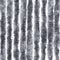 vidaXL - Vliegengordijn - 90x220 - cm - chenille - zilverkleurig