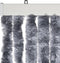 vidaXL - Vliegengordijn - 90x220 - cm - chenille - zilverkleurig
