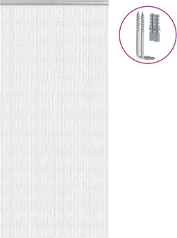 vidaXL - Vliegengordijn - kettingen - 100x212 - cm - aluminium
