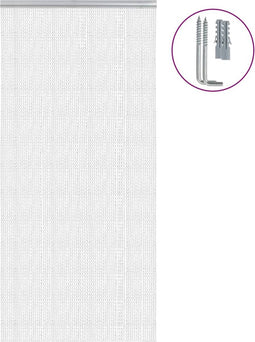vidaXL - Vliegengordijn - kettingen - 100x226 - cm - aluminium