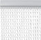 vidaXL - Vliegengordijn - kettingen - 80x201 - cm - aluminium