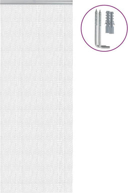 vidaXL - Vliegengordijn - kettingen - 80x212 - cm - aluminium
