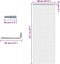 vidaXL - Vliegengordijn - kettingen - 80x221 - cm - aluminium