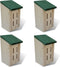 vidaXL - Vlinderkast - 14 - x - 15 - x - 22 - cm - (set - van - 4)
