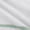 vidaXL - Vloerdoeken - 10 - st - 50x60 - cm - gestreept - wit - en - groen
