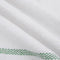 vidaXL - Vloerdoeken - 5 - st - gestreept - 50x60 - cm - wit - en - groen