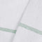 vidaXL - Vloerdoeken - 5 - st - gestreept - 50x60 - cm - wit - en - groen