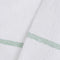 vidaXL - Vloerdoeken - 50 - st - 50x60 - cm - gestreept - wit - en - groen
