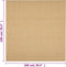 vidaXL - Vloerkleed - 100x100 - cm - natuurlijk - sisal