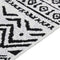 vidaXL - Vloerkleed - 100x200 - cm - katoen - zwart - en - wit
