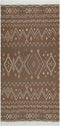 vidaXL - Vloerkleed - 120x180 - cm - katoen - beige - en - blauw