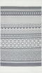 vidaXL - Vloerkleed - 120x180 - cm - katoen - grijs - en - wit