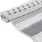 vidaXL - Vloerkleed - 120x180 - cm - katoen - grijs - en - wit