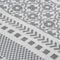 vidaXL - Vloerkleed - 120x180 - cm - katoen - grijs - en - wit