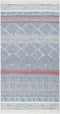 vidaXL - Vloerkleed - 120x180 - cm - katoen - roze - en - aqua