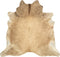 vidaXL - Vloerkleed - 150x170 - cm - echte - runderhuid - beige