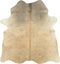 vidaXL - Vloerkleed - 150x170 - cm - echte - runderhuid - beige