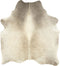 vidaXL - Vloerkleed - 150x170 - cm - echte - runderhuid - beige