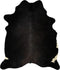 vidaXL - Vloerkleed - 150x170 - cm - echte - runderhuid - zwart