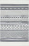 vidaXL - Vloerkleed - 160x230 - cm - katoen - grijs - en - wit