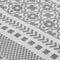 vidaXL - Vloerkleed - 160x230 - cm - katoen - grijs - en - wit