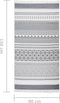 vidaXL - Vloerkleed - 160x230 - cm - katoen - grijs - en - wit