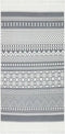 vidaXL - Vloerkleed - 160x230 - cm - katoen - grijs - en - wit