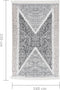 vidaXL - Vloerkleed - 160x230 - cm - katoen - zwart - en - grijs