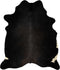 vidaXL - Vloerkleed - 180x220 - cm - echte - koeienhuid - zwart