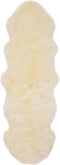 vidaXL - Vloerkleed - 60x90 - cm - schapenvacht - bruin