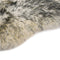 vidaXL - Vloerkleed - 60x90 - cm - schapenvacht - gemêleerd - donkergrijs