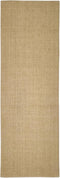 vidaXL - Vloerkleed - 66x200 - cm - natuurlijk - sisal