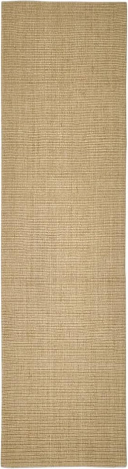 vidaXL - Vloerkleed - 66x250 - cm - natuurlijk - sisal