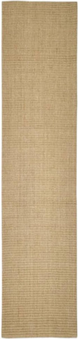 vidaXL - Vloerkleed - 66x300 - cm - natuurlijk - sisal