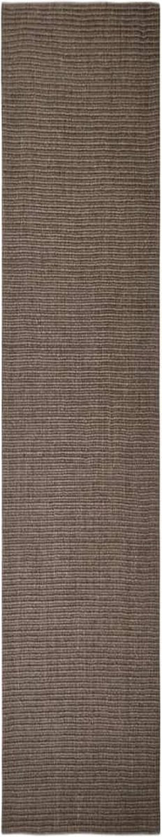 vidaXL - Vloerkleed - 66x350 - cm - natuurlijk - sisal - bruin
